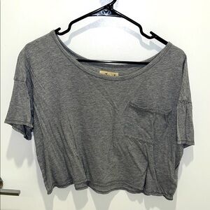 Hollister Grey Women’s Crop Top